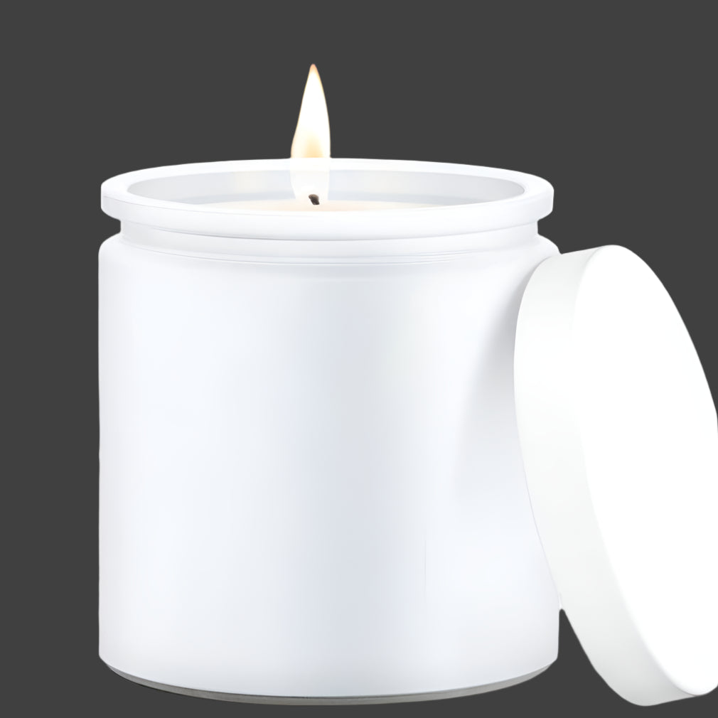 Calypso Jar 13 oz Matte White