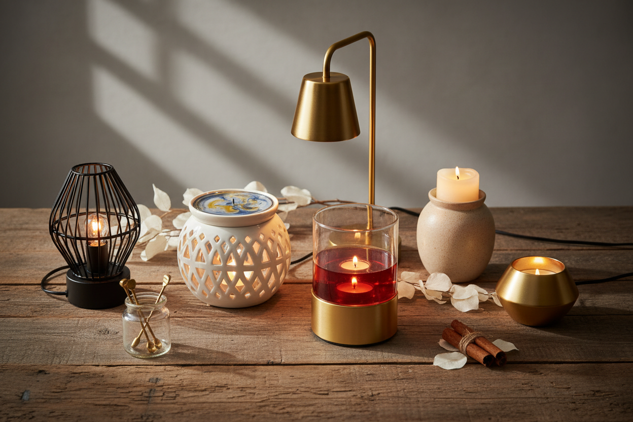 CANDLE LAMPS AND WAX WARMERS