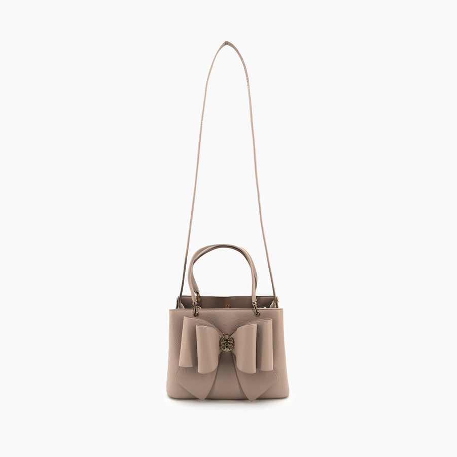 Trendy Jesse Bow Vegan Crossbody Purse Chic Everyday Handbag