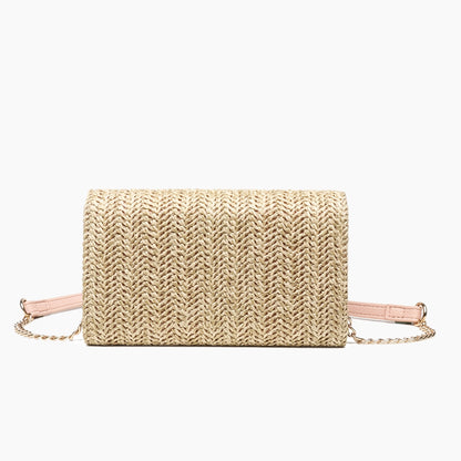 Mini Bonnie Wallet Purse Straw Women's Crossbody Bag