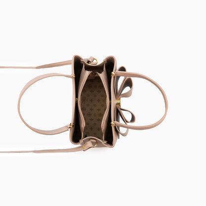 Trendy Jesse Bow Vegan Crossbody Purse Chic Everyday Handbag