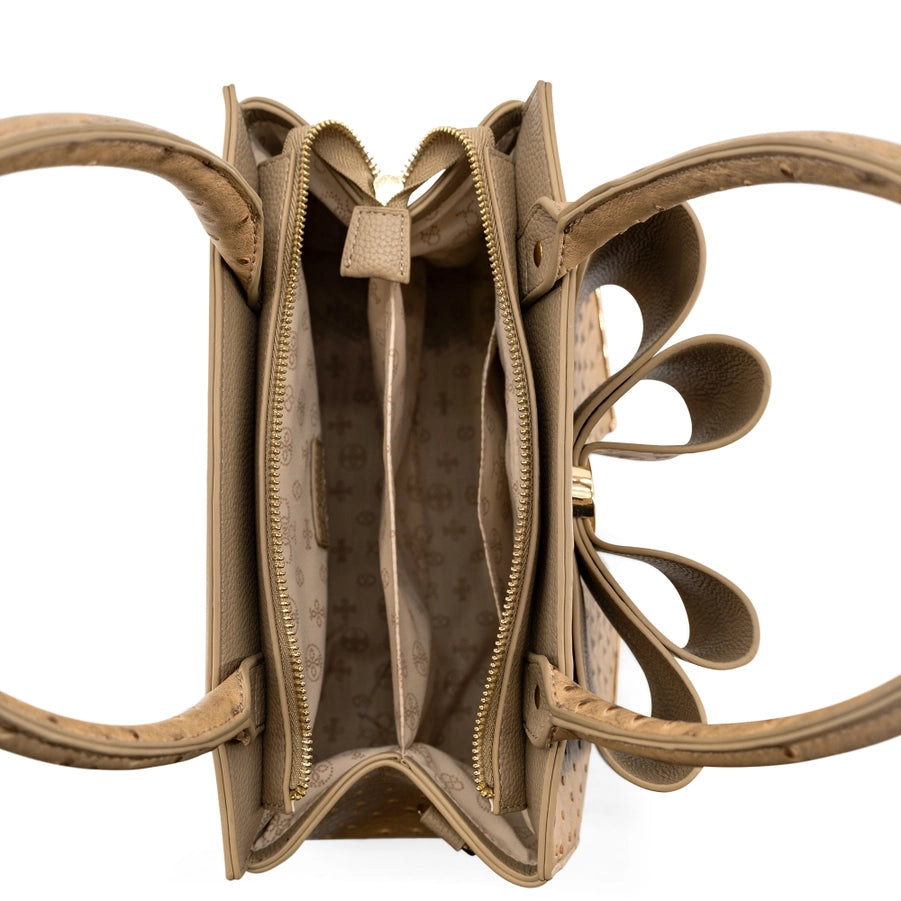 Colette Bowtie Ostrich Women's Crossbody Bag