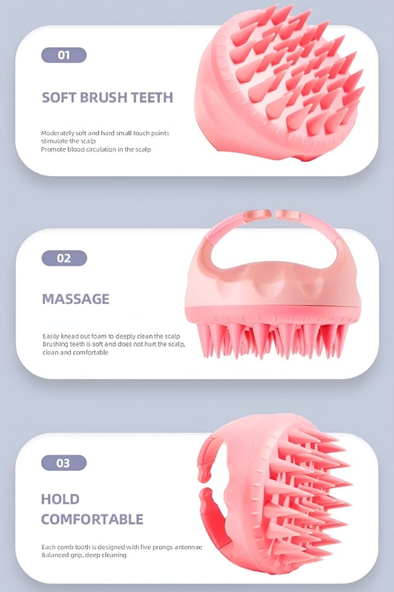SCALP MASSAGER SHAMPOO BRUSH