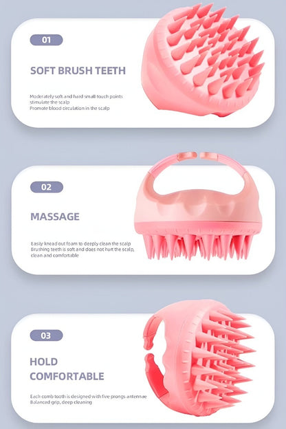 SCALP MASSAGER SHAMPOO BRUSH