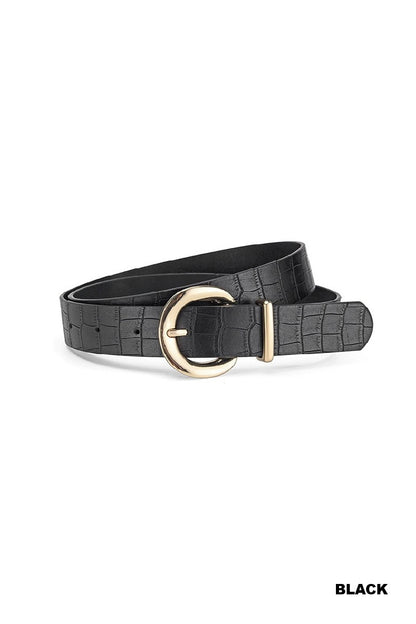 GOLD PIN BUCKE FASHION BELT