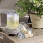 SWIRL GLASS 2 IN 1 WARMER