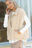 Oversized faux fur vest