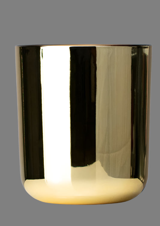 15 oz Gold Plated Infinia Jar
