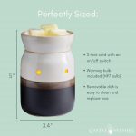 IVORY AND IRON ILLUMINATION WARMER