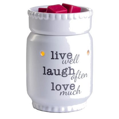 LIVE, LOVE, LAUGH ILLUMINATION WARMER