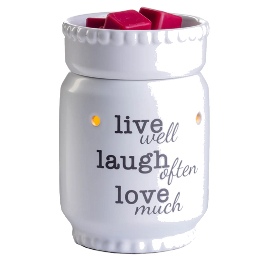 LIVE, LOVE, LAUGH ILLUMINATION WARMER