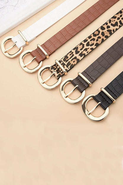 GOLD PIN BUCKE FASHION BELT