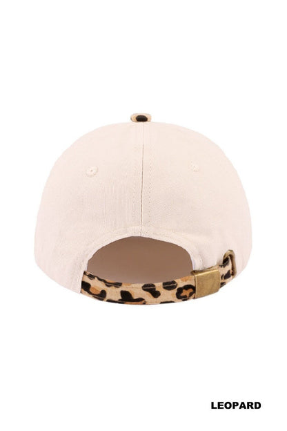 FAITH OVER FEAR TWO TONE COTTON HAT
