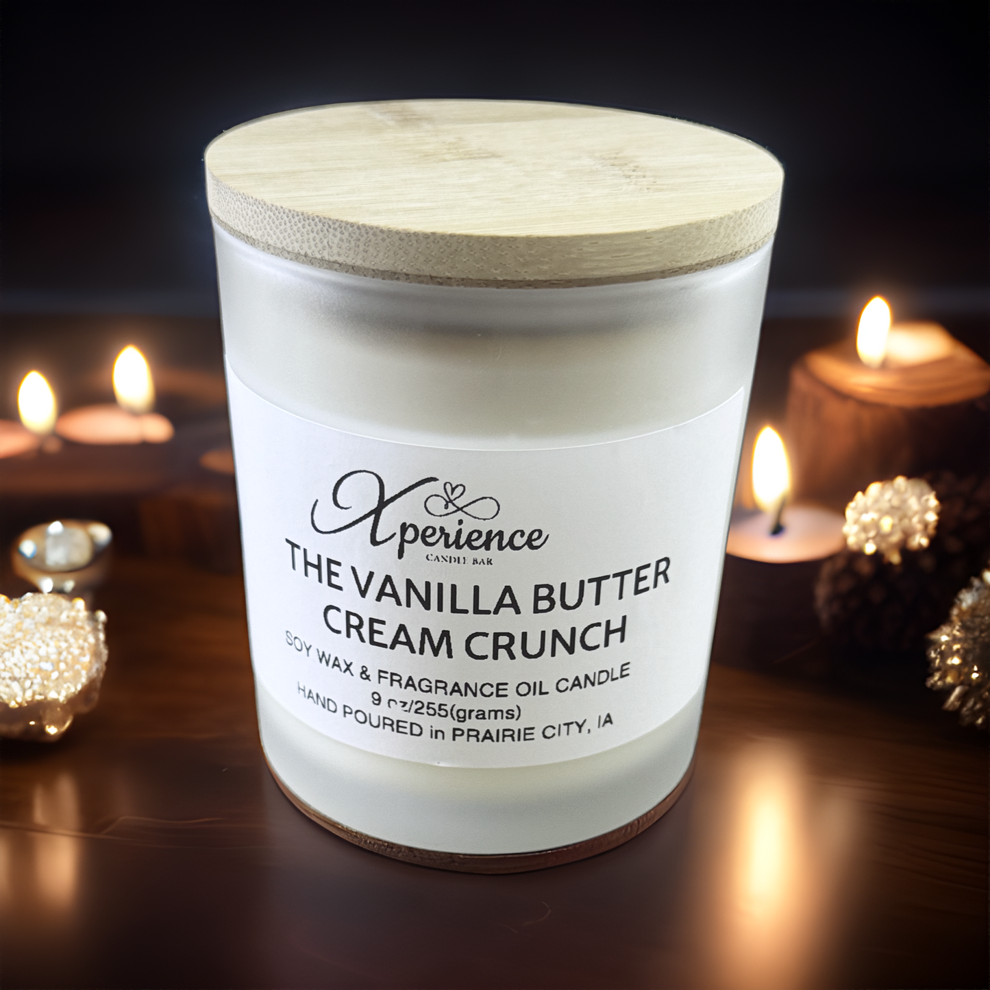 The Vanilla Buttercream Crunch 9 oz. Soy Candle