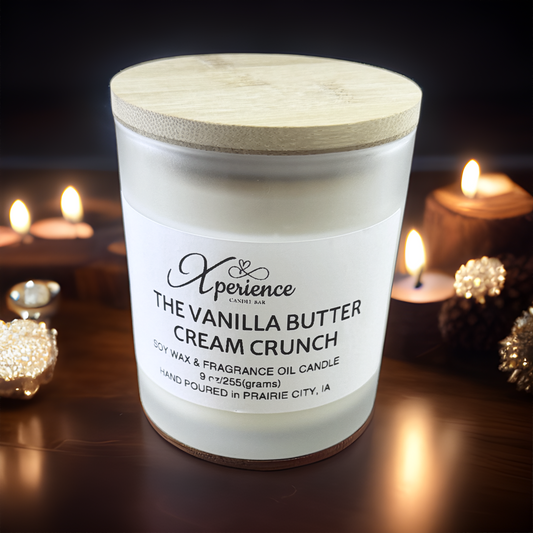 The Vanilla Buttercream Crunch 9 oz. Soy Candle