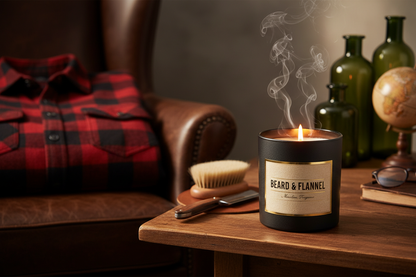 Beard & Flannel is the ultimate masculine fragrance—melding rugged charm with the cozy warmth of soft flannel and the smooth sophistication of a refined cologne. This inviting scent strikes the perfect balance between comfort and confidence, delivering a subtly seductive edge that feels both timeless and modern. Ideal for candles, wax melts, or grooming-inspired collections, Beard & Flannel creates an atmosphere that’s bold, warm, and effortlessly stylish, making it a customer favorite for year-round appeal