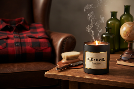Beard & Flannel is the ultimate masculine fragrance—melding rugged charm with the cozy warmth of soft flannel and the smooth sophistication of a refined cologne. This inviting scent strikes the perfect balance between comfort and confidence, delivering a subtly seductive edge that feels both timeless and modern. Ideal for candles, wax melts, or grooming-inspired collections, Beard & Flannel creates an atmosphere that’s bold, warm, and effortlessly stylish, making it a customer favorite for year-round appeal