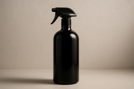 black bottle no label