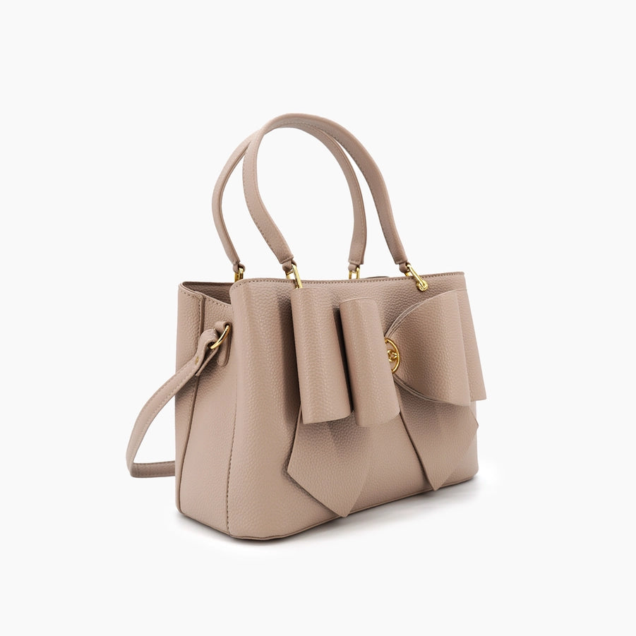 Trendy Jesse Bow Vegan Crossbody Purse Chic Everyday Handbag