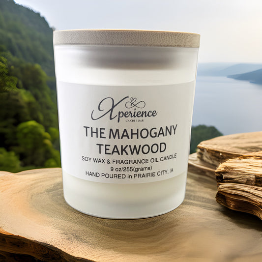 The Mahogany Teakwood 9 oz. Soy Candle