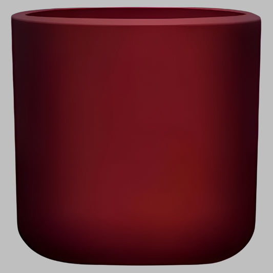 16 oz Round Lexington Red 2 wick